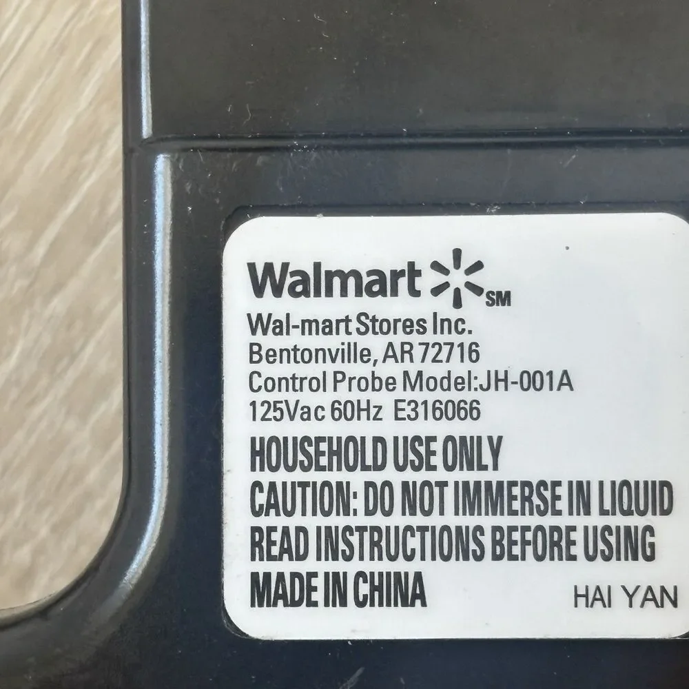 Walmart Electric Skillet Griddle Temp Control Cord Probe JH-001A Replacement